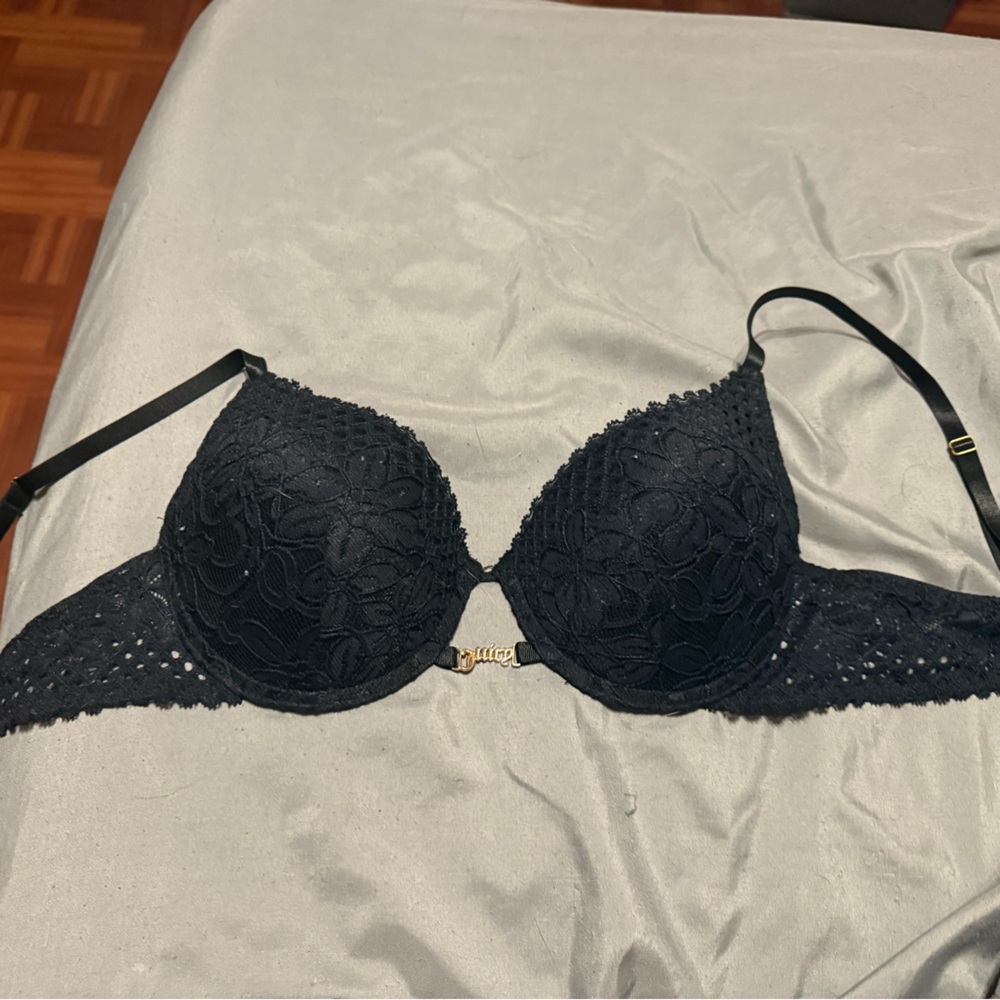 Juicy Couture Black Lace Bra